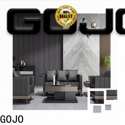 GOJO leather couch set for reception area