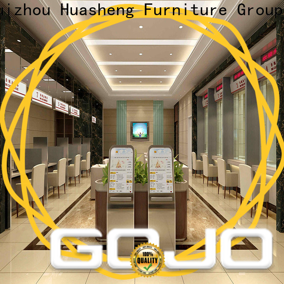 Gojo furniure Best bank counter table Supply for ceo office