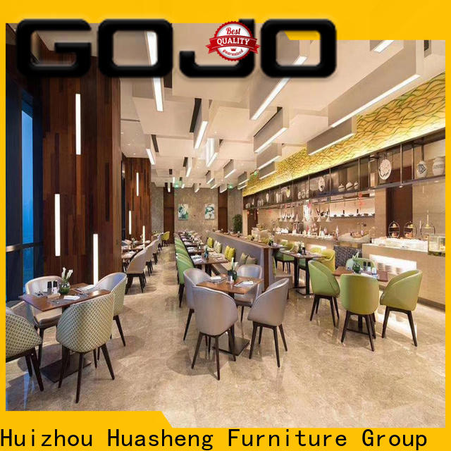 Gojo furniure cafeterior01 hotel bed furniture company for reception area