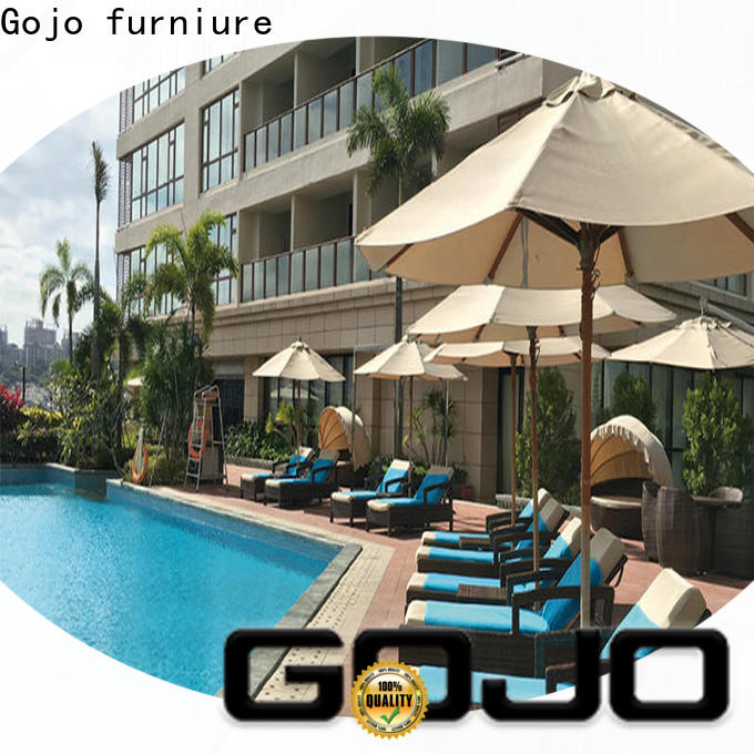 Gojo furniure outdoor portable outdoor furniture company for lounge area