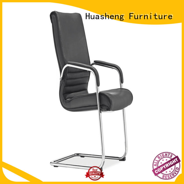 GOJO leather top executive office chairs with aluminium alloy feet for ceo office