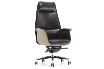 Black Leather Office Chair VEIYI OFFICE CHAIR