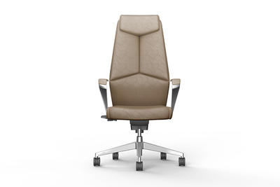 Leather Swivel Office Chair CALVIN CEO CHAIR