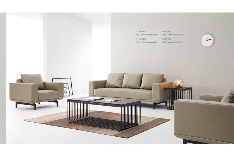 FACTORY PRICE LEATHER SOFA SET FOR GUEST ROOM