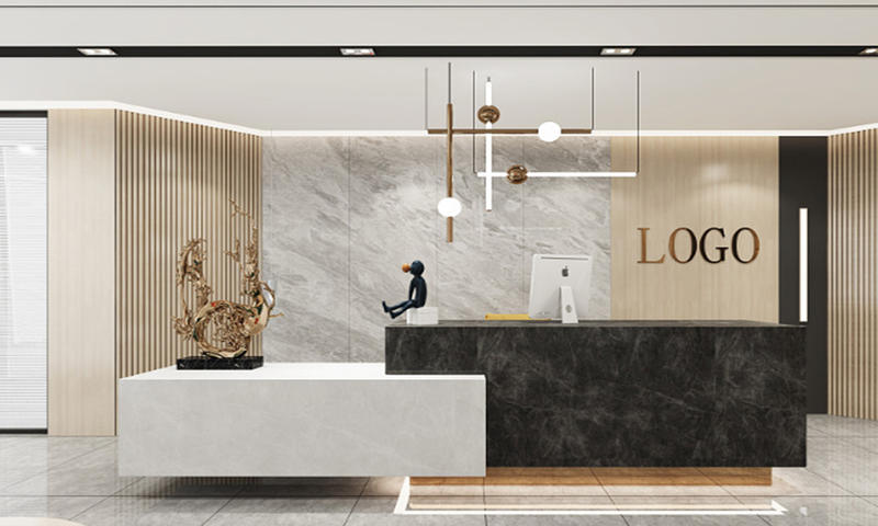 Marble Office Front Desk