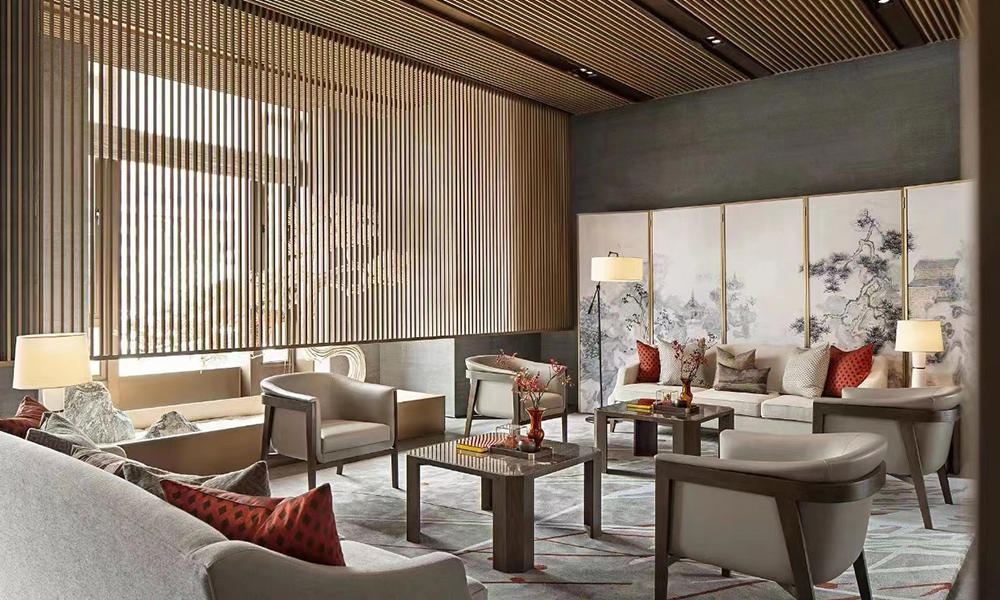 New Chinese Style Hotel Lounge Area Furniture