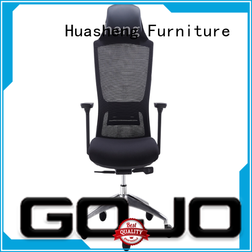 GOJO best executive office chair with aluminium alloy feet for ceo office