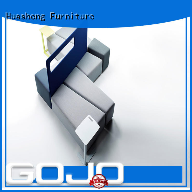 GOJO rico office reception furniture sets wood for lounge area