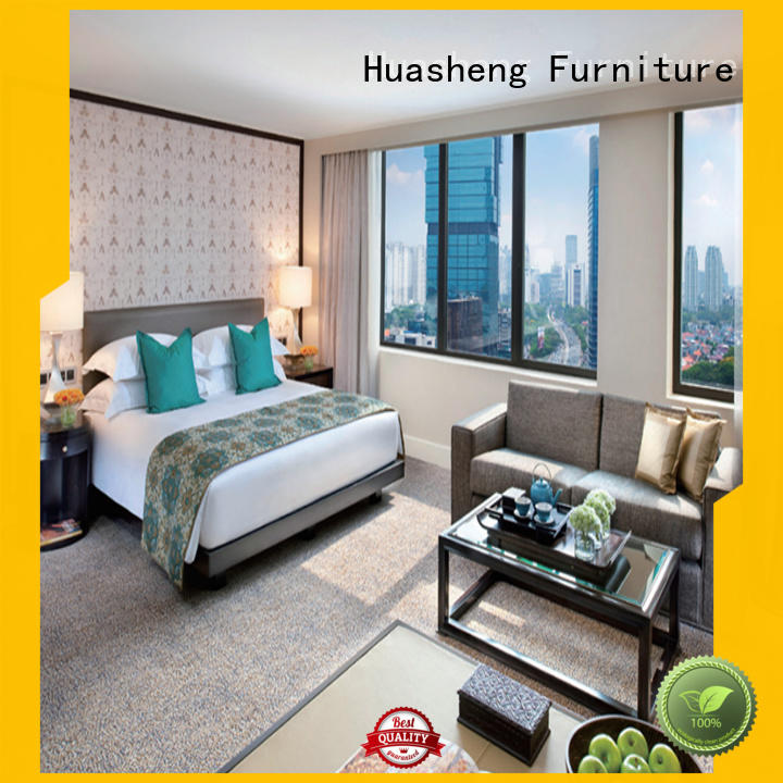 huasheng hotel desk furniture set for boutique