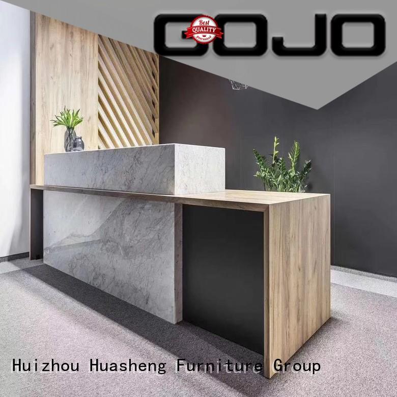GOJO office front desk good design for reception area